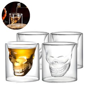 Set de 4 Vasos Modelo Doomed Skull De 150ml  744SD08