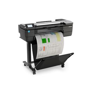 Impresora HP Designjet T830 24" - Inyección de Tinta, Escáner y Copiadora Color, Ethernet y Wi-Fi