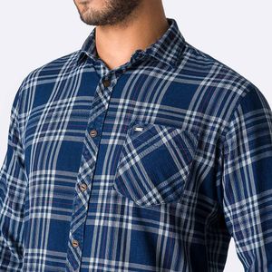Camisa Cuadros Pionier Hombre Larsen Ml Indifio