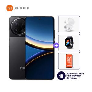 Xiaomi Poco F7 Pro 512GB 12GB Negro + Smartwatch + Audífonos + Mica