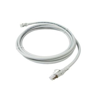 Cable de Red Patch Cord 2m Cat 6A Dixon Gris - Alta Velocidad y Conexión Estable