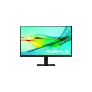 Monitor Samsung Viewfinity S6 de 27" QHD, IPS, 100Hz con función Pivot - Ideal para trabajo y gamin