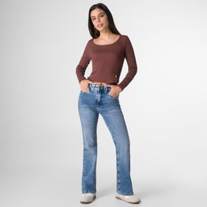 Polo Rib Lycrado Squeeze Mujer Laritssa