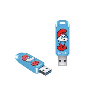 Memoria USB Sandisk SMURFS 128GB USB 3.2 Gen 1 USB 130 MBs