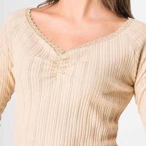 Polo Rib Lycrado Squeeze Mujer Aslei