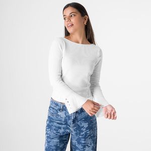 Polo Rib Lycrado Squeeze Mujer Clarize