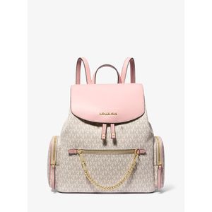Michael Kors Mochila grande con logotipo Jet Set | Pwd Blsh Mlt