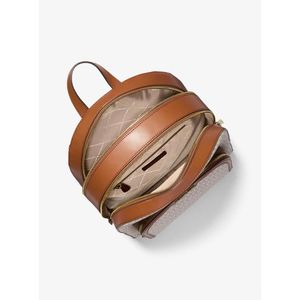 Michael Kors Mochila grande con logotipo de Jaycee | Vainilla