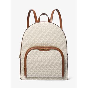 Michael Kors Mochila grande con logotipo de Jaycee | Vainilla
