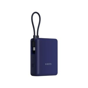 Power Bank Xiaomi 33w Azul 10000mah Carga Rápida Cable Integrado