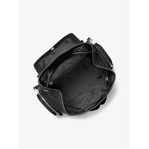 Michael Kors Mochila grande con logotipo Jet Set | Negro