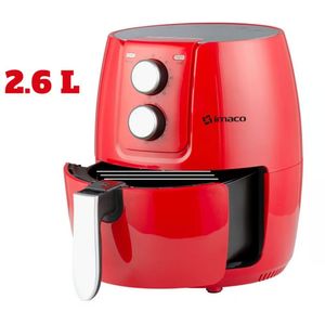 FREIDORA IMACO AF2714R 2.6 L MANUAL COLOR ROJO -AF2714R
