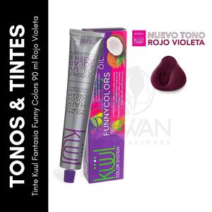 Tinte Kuul Fantasia Funny Colors 90 ml Rojo Violeta