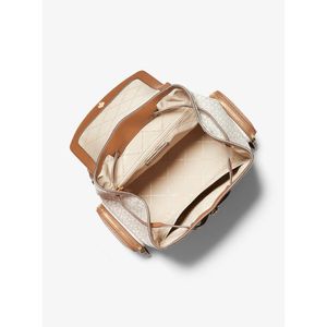 Michael Kors Mochila grande con logotipo Jet Set | Vainilla