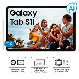 Tablet Samsung Galaxy Tab S11 11" 128GB Plata + S Pen