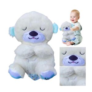 Lindo Y Suave Peluche Nutria Que Respira Para Bebé