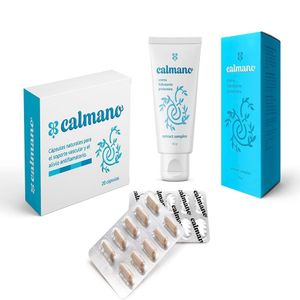 CALMANO capsulas pack x 3 + CALMANO crema pack x 3