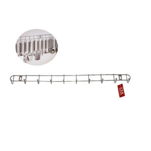 Perchero Cromado Importado de 10 Ganchos