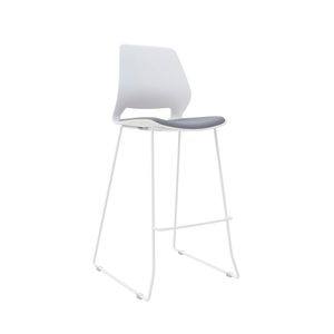 Silla Para Bar Fija Marly Gris Ofideas