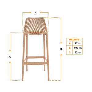 Silla Para Bar Fija Berlin Arena Ofideas