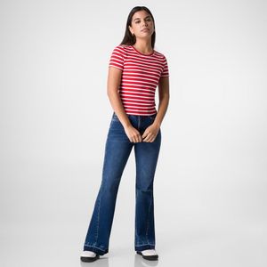 Polo Rib Lycrado Squeeze Mujer Mellrit