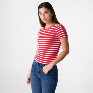 Polo Rib Lycrado Squeeze Mujer Mellrit