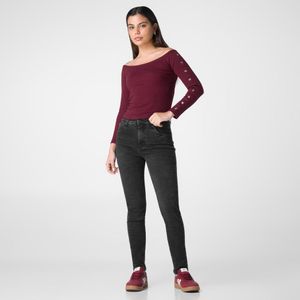 Polo Rib Lycrado Squeeze Mujer Carmaly