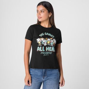 Polo Jersey Squeeze Mujer Fern - Snoopy