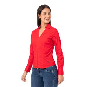 Blusa Popelina Stretch Pionier Mujer Reyla
