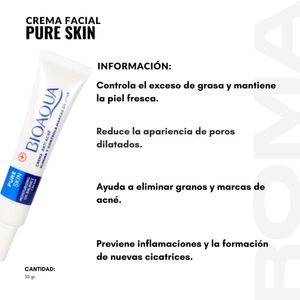 PACK 3 CREMA FACIAL PURE SKIN 30G BIOAQUA