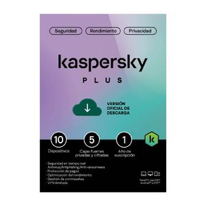 Kaspersky Plus Latam 10 Dispositivos - Protección Avanzada para Toda tu Familia