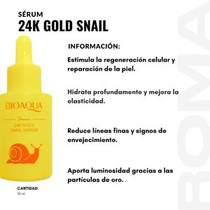 PACK 2 SÉRUM 24K GOLD SNAIL 30ML BIOAQUA