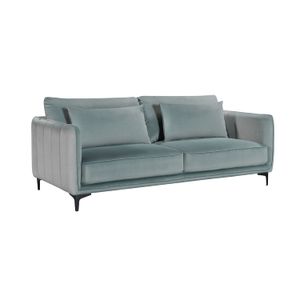 Sofá Luciana 3 Cuerpos Velvet Terra