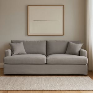 Sofá Lino Sienna 3 Cuerpos Gris