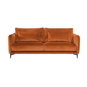 Sofá Luciana 3 Cuerpos Velvet Terra