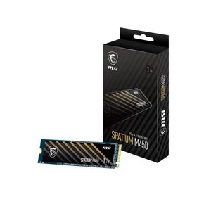 MSI Spatium M450 SSD de 1 TB M.2 NVMe 2280 PCIe - Almacenamiento rápido y eficiente para tu PC