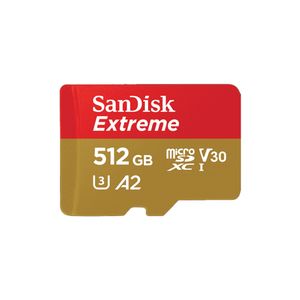Tarjeta MicroSD SanDisk Extreme 512GB - Alta Velocidad UHS-I Clase 10 para Fotografías y Videos 4K
