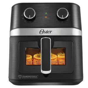 Freidora de Aire Oster 5.5 Litros Negra – Potente 1500W, Modelo CKSTAF60WMDF