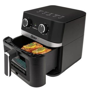 Freidora de Aire Oster 5.5 Litros Negra – Potente 1500W, Modelo CKSTAF60WMDF