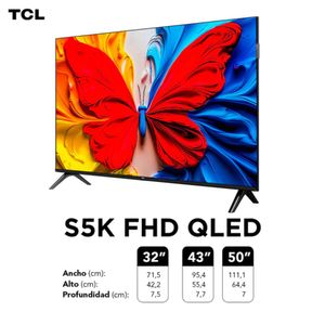 TELEVISOR TCL LED 32" FHD SMART TV 32S5K- 2025