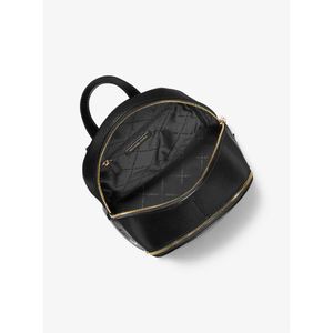 Michael Kors Mochila mediana Rhea de piel granulada | Negro