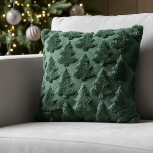 Cojin Árbol Verde 40x40cm Cuentos de Navidad Orange