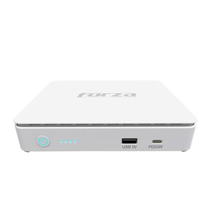 Mini UPS Portátil Forza DC-350USBP 35W Salidas CC POE USB-A/C Batería