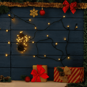 Luces de Navidad 80 LEDS con musica 8m Orange