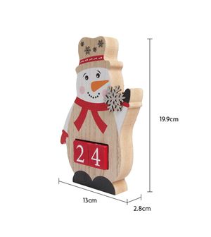 Calendario Snowman 19.9cm Cuentos de Navidad Orange