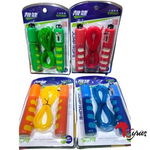 Salta Soga De PVC Con Contador Color Azul