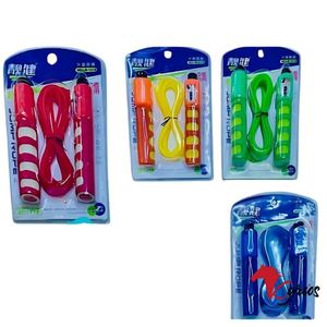 Salta Soga Con Contador De PVC