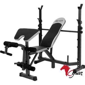 BANCA DE PECHO CON PREDICADOR MULTIFUNCIONAL GYM