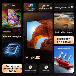Televisor Hisense 65" 65U6QV ULED MINILED 4K UHD