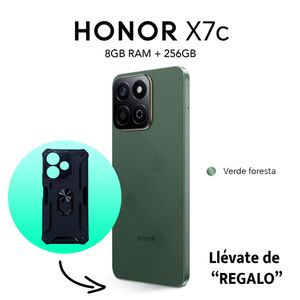 Celular Honor X7C 8GB RAM 256GB Verde Foresta con Estuche de regalo